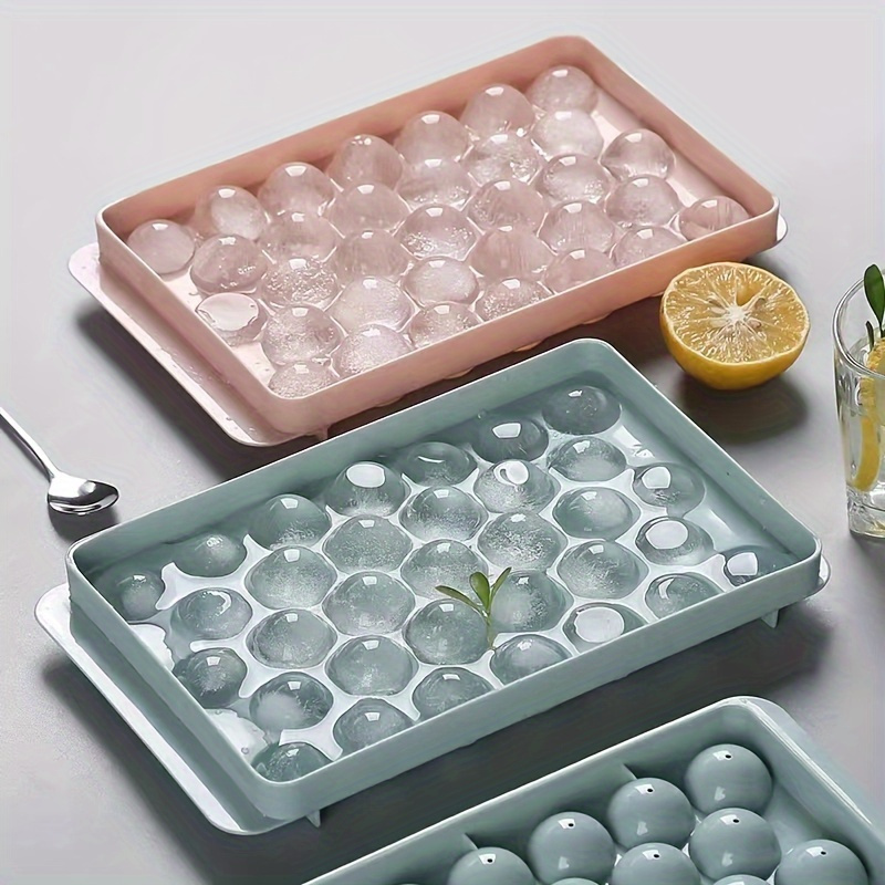 Spherical Ice Ball Tray, Food Grade Kitchen Tool for Making Perfect Ice Balls