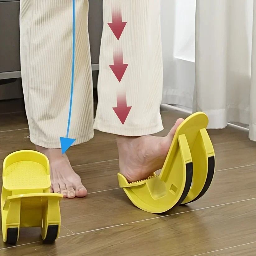Ankle Joint Dorsiflexion Stretch Device for Achilles Tendon and Plantar Fascia Rehabilitation