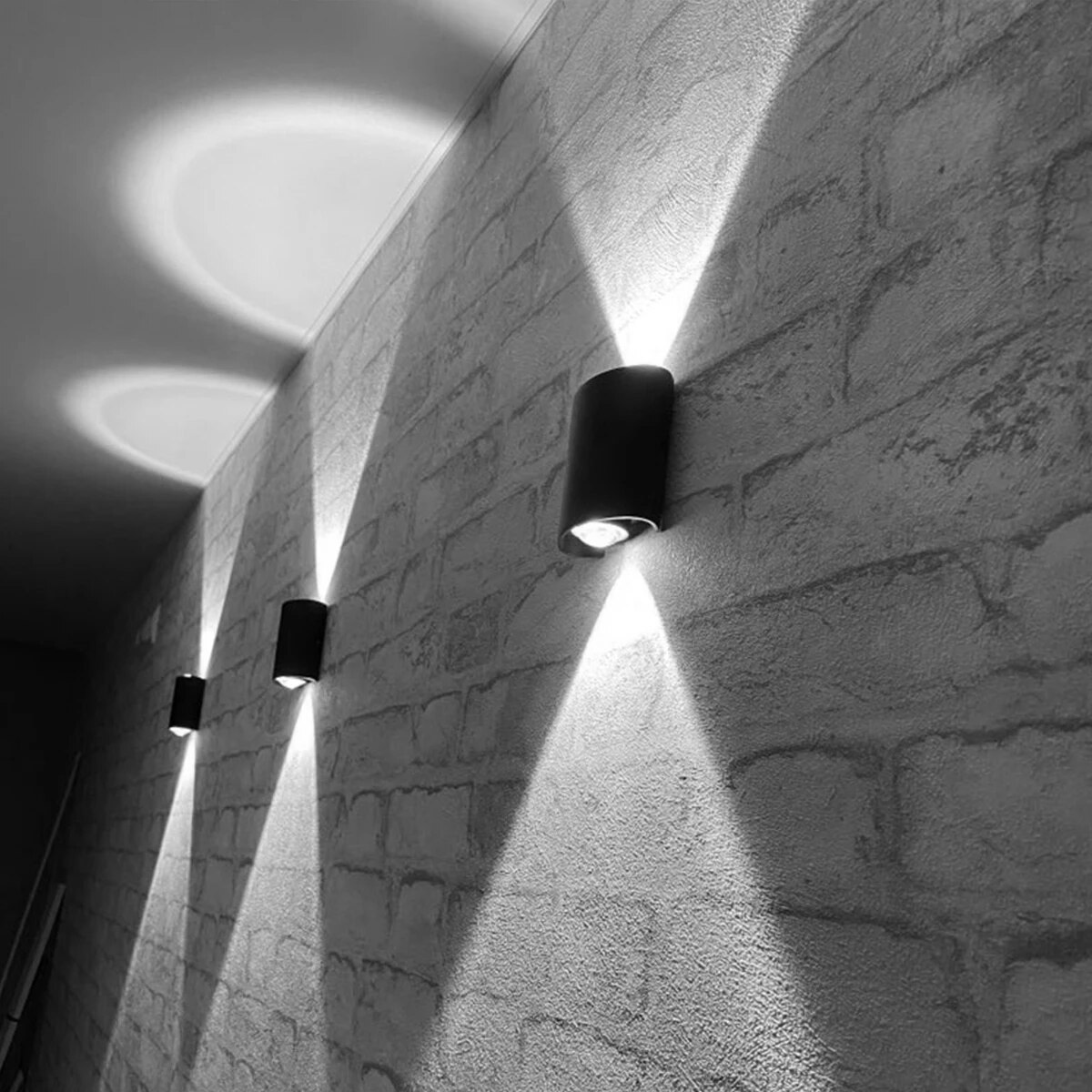 Waterproof IP65 Aluminium LED Wall Lamp for Bedroom, Living Room, Corridor - Indoor/Outdoor Lighting