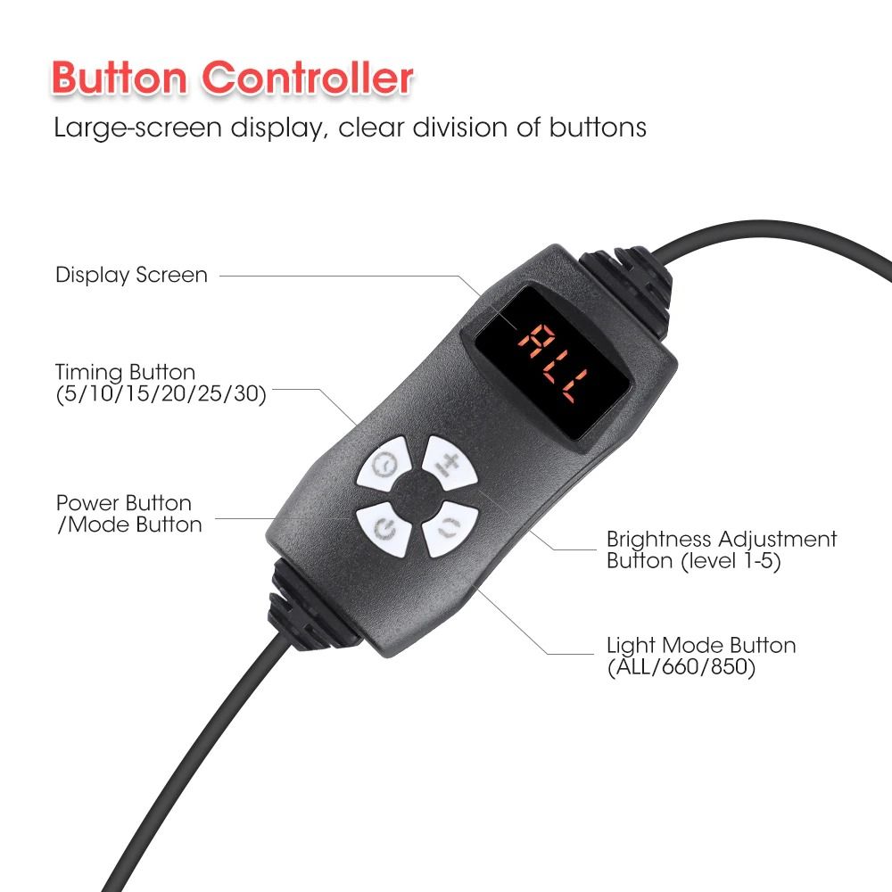 Near Infrared Wrist Guard Belt 660-850 nm Therapy Device