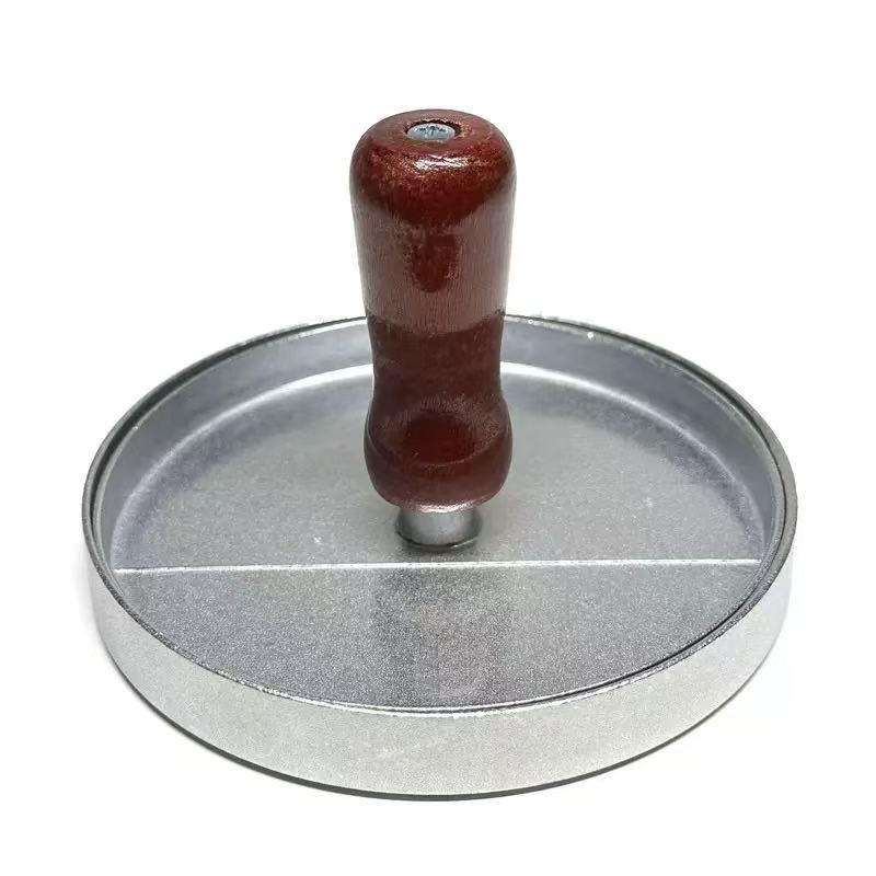 Aluminum Burger Press Patty Maker for Perfect Homemade Hamburgers Ideal for BBQs & Grilling