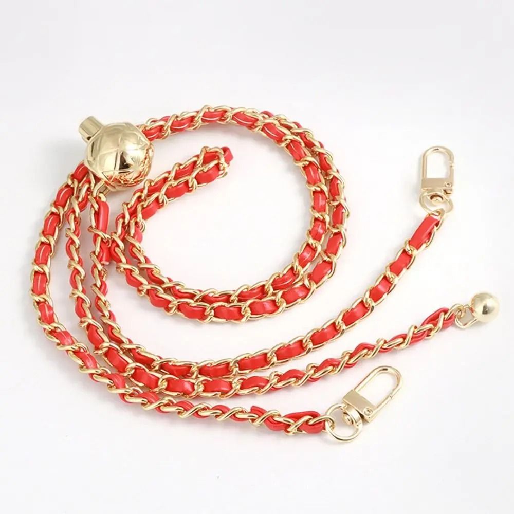 Adjustable Golden Ball Chain Strap – High-End Iron Replacement Shoulder Belt