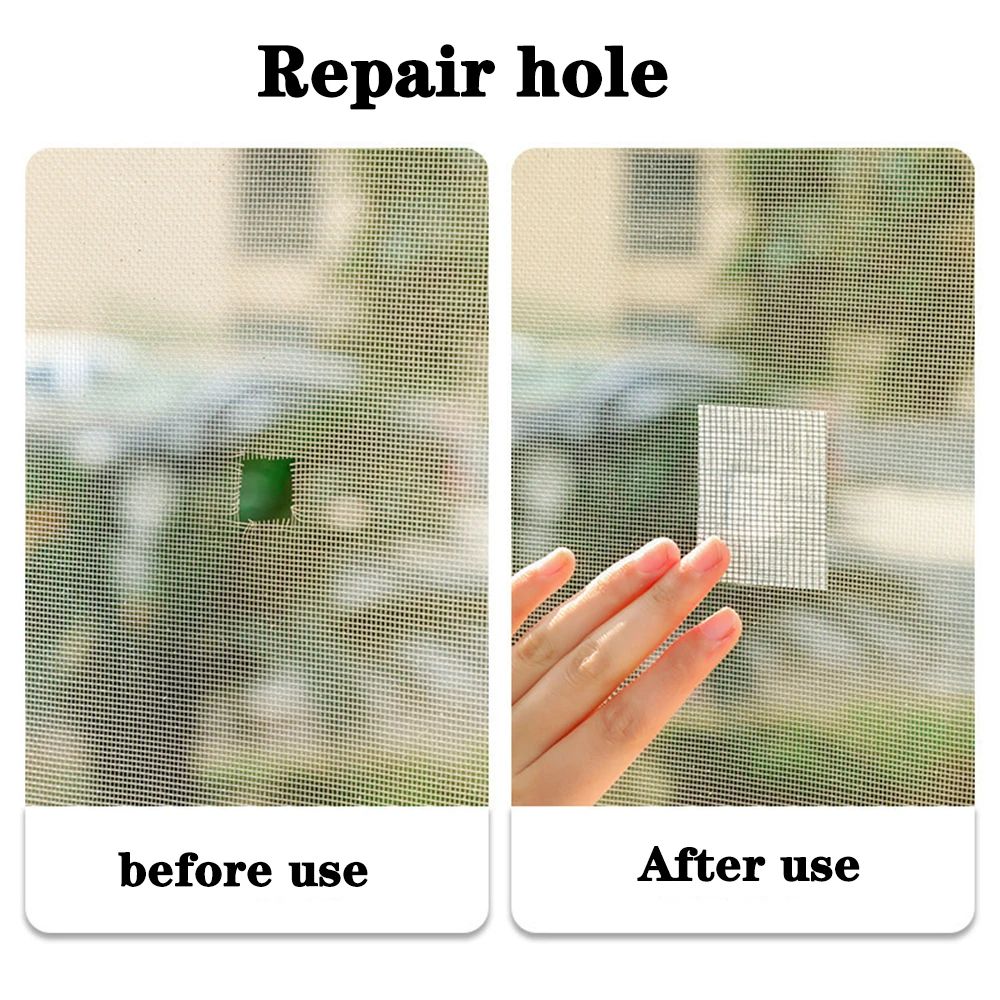 Waterproof Window Screen Repair Tape – Self-Adhesive Mesh Patch to Keep Insects Out