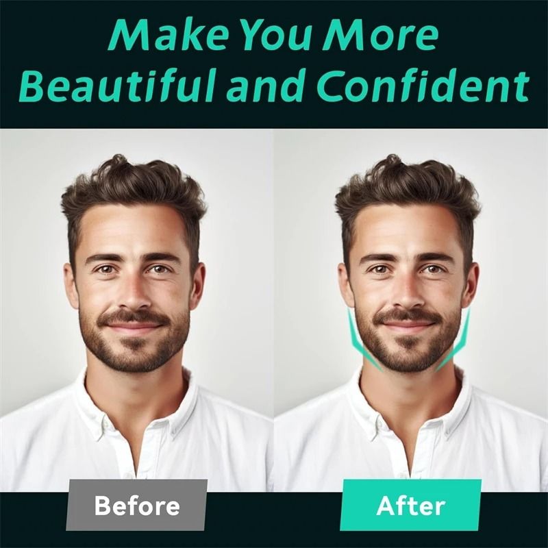 Silicone Jaw Trainer Set 6pcs with Box Face and Neck Muscle Trainer