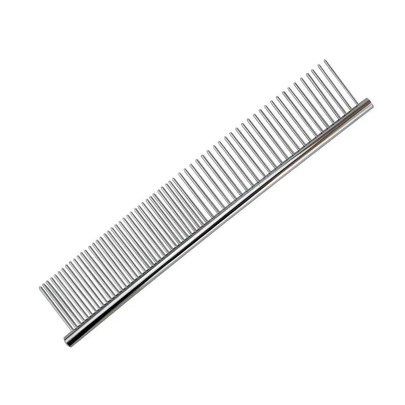 Stainless Steel Pet Grooming Comb: Remove Pet Hair Easily