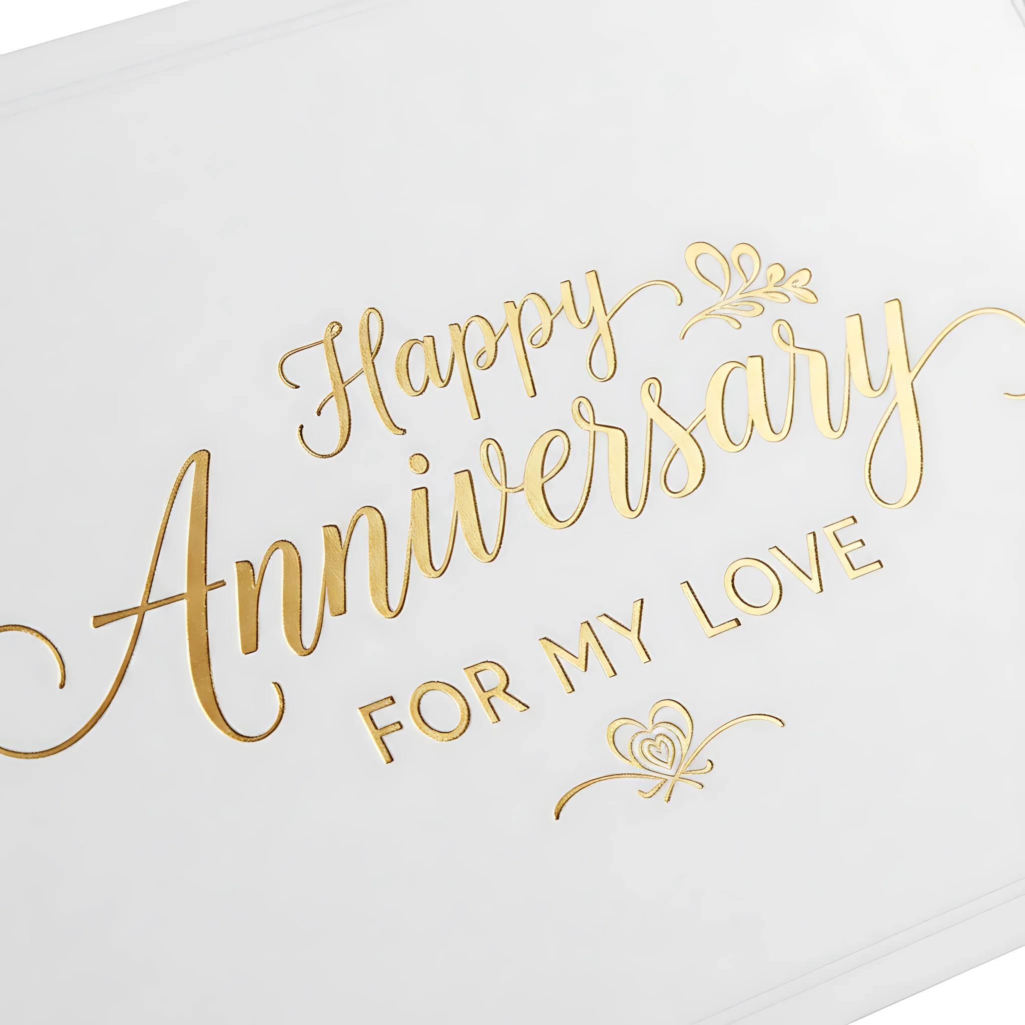 Anniversary Gift Card Elegant Celebration Voucher