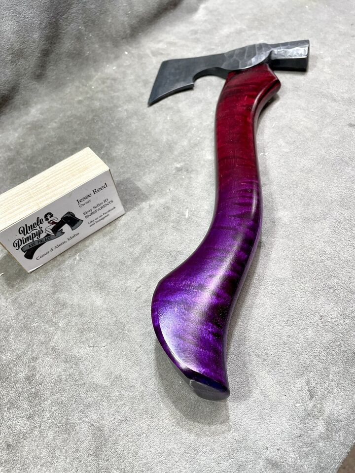 Custom Vikingette Half Hatchet by Uncle Pimpy Axe Palace | Handmade Laminated Hardwood Handle | Restored Vintage Style