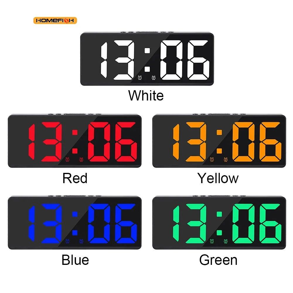 LED Large Number Digital Alarm Clock