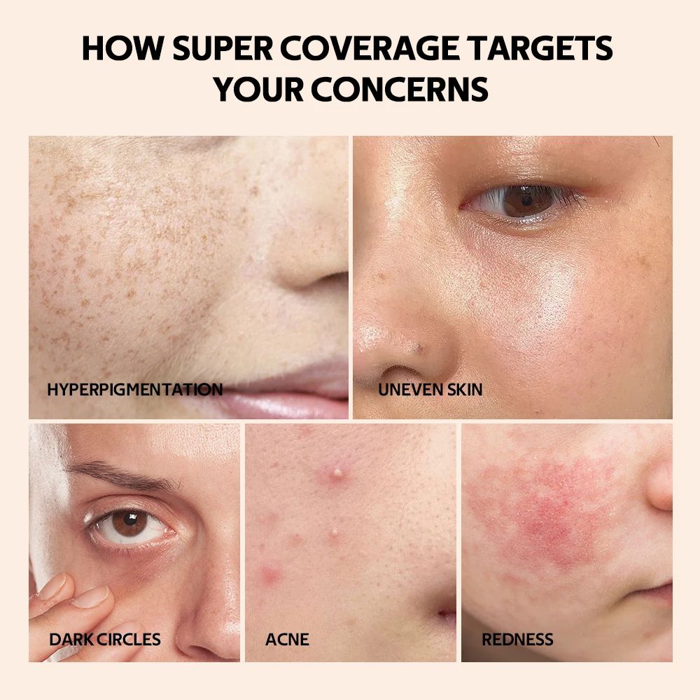 Flawless Multi Use Concealer Cream Long Lasting Foundation Concealer Hydrating Oil Free Contour & Highlight Makeup
