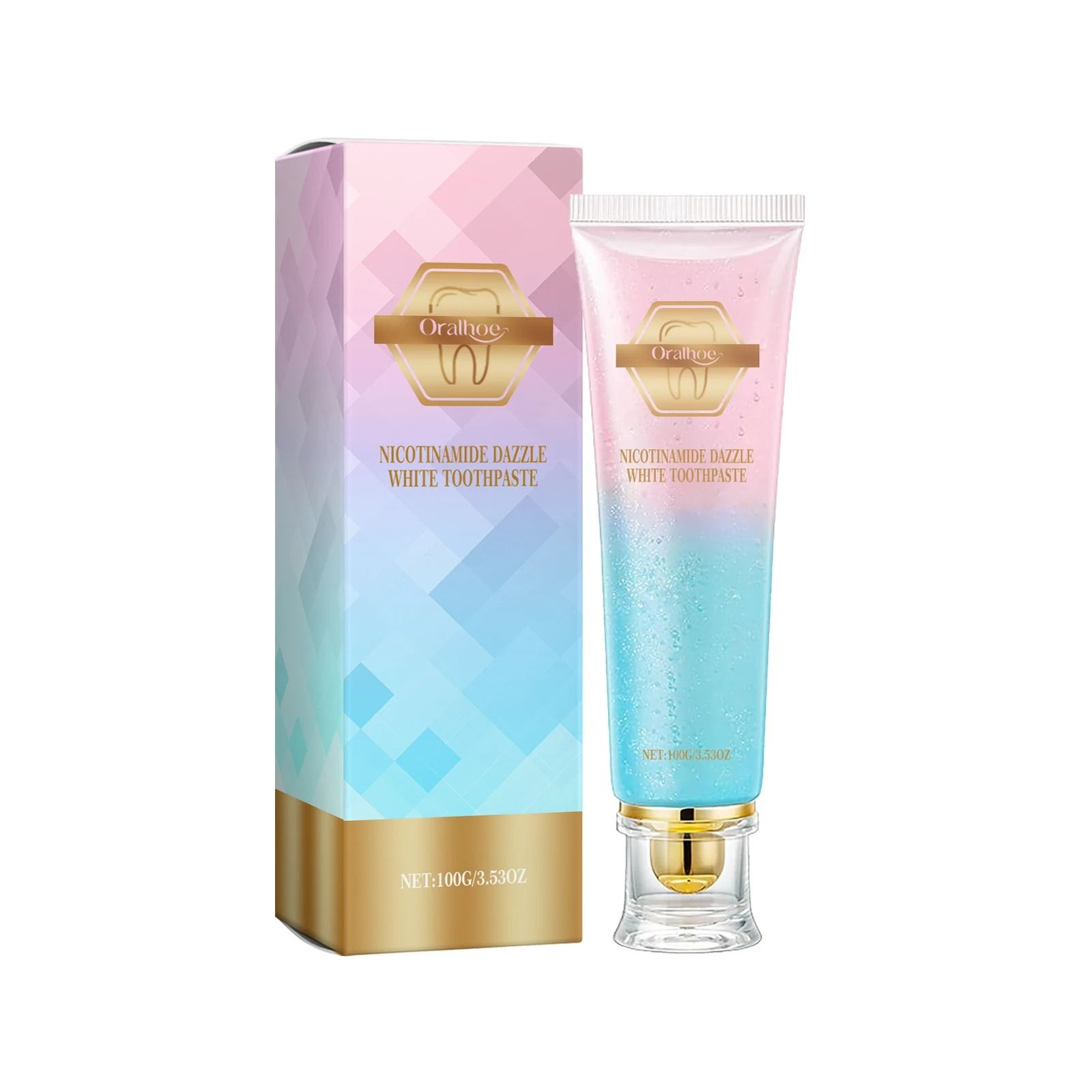 Niacinamide Whitening Toothpaste for Dental Stain Removal and Fresh Breath