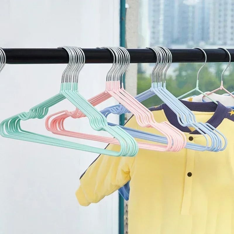 Non-Slip PVC Coated Childrens Metal Hanger