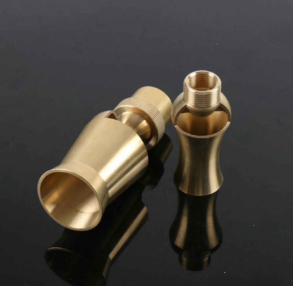 Brass Cascade Fountain Nozzle Pond Spray Head Ice Tower Cedar Style
