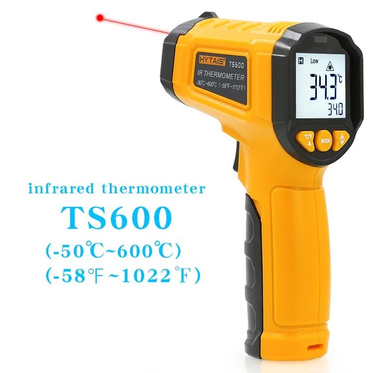 TS380 Infrared Thermometer Gun Non Contact Handheld Industrial Temperature Gauge