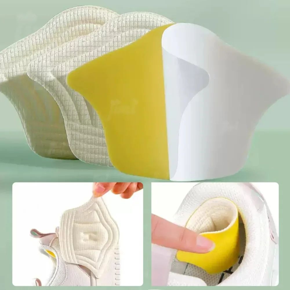Adjustable Heel Pads for Shoes, Cushioned Shoe Heel Grips 5-Pair Set