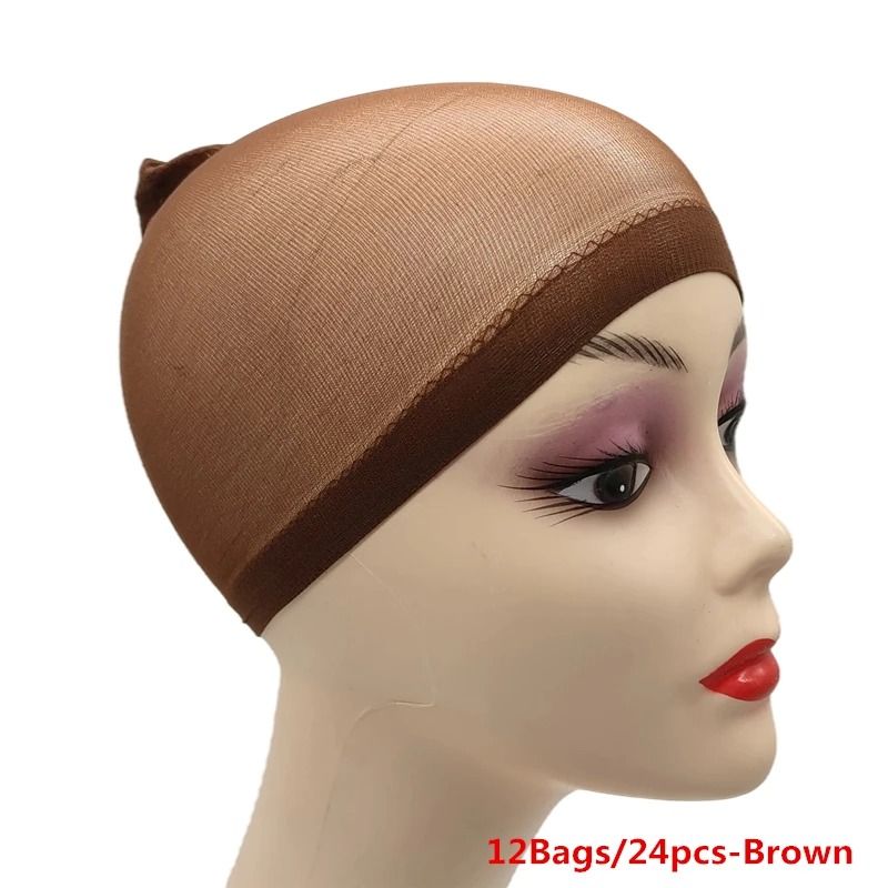 Ventilated Nylon Mesh Wig Cap Set