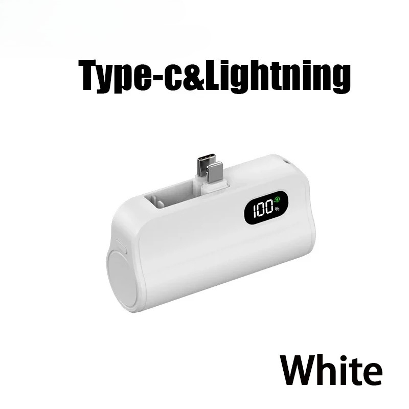 Mini Capsule Ultra High Power Wireless Fast Charging Power Bank
