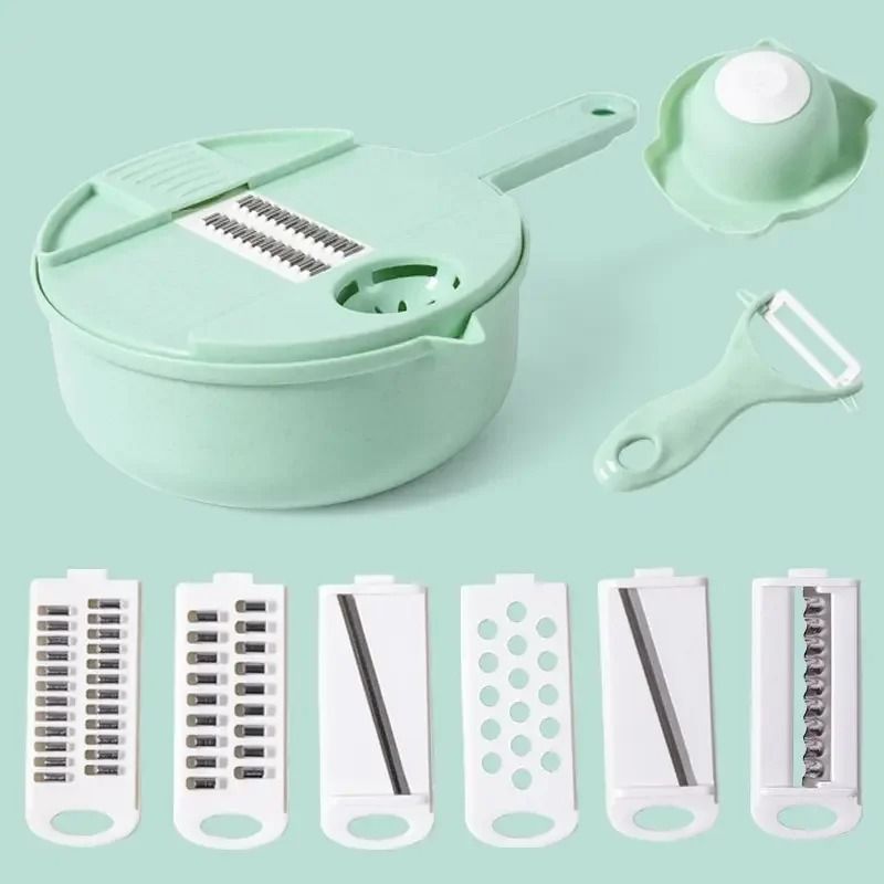 Multi Function Manual Vegetable Cutter and Grater Slicer Shredder