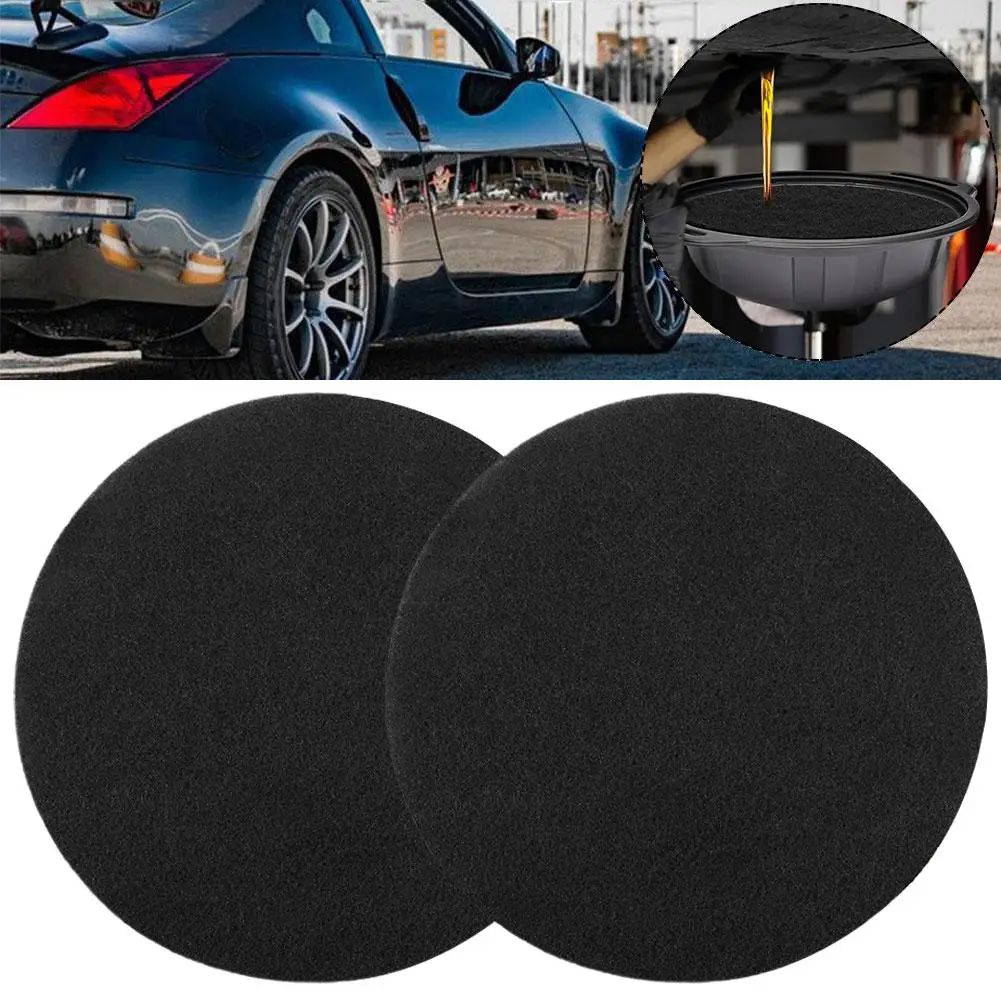 CleanFlow 38cm Oil Drain Splash Pad Set - No-Splatter Oil Change Pad for Cars
