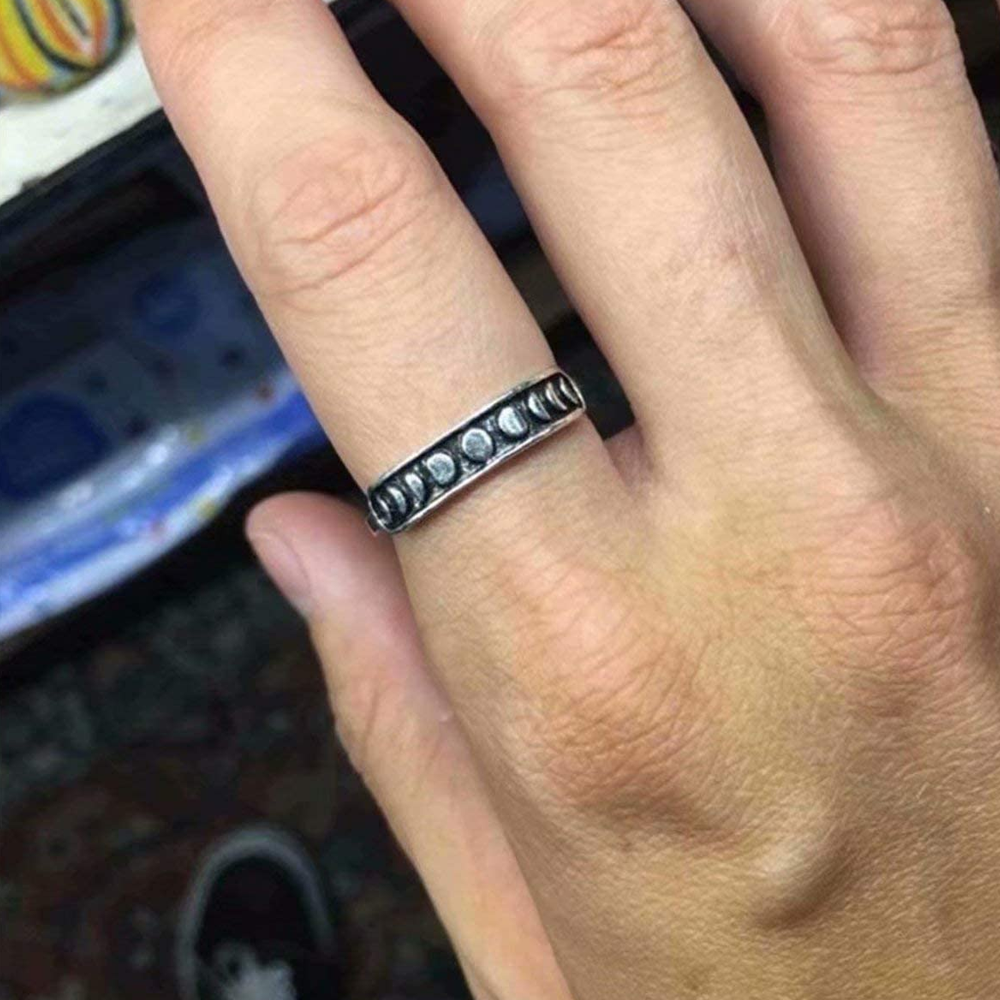 Moon Phase Ring Jewelry