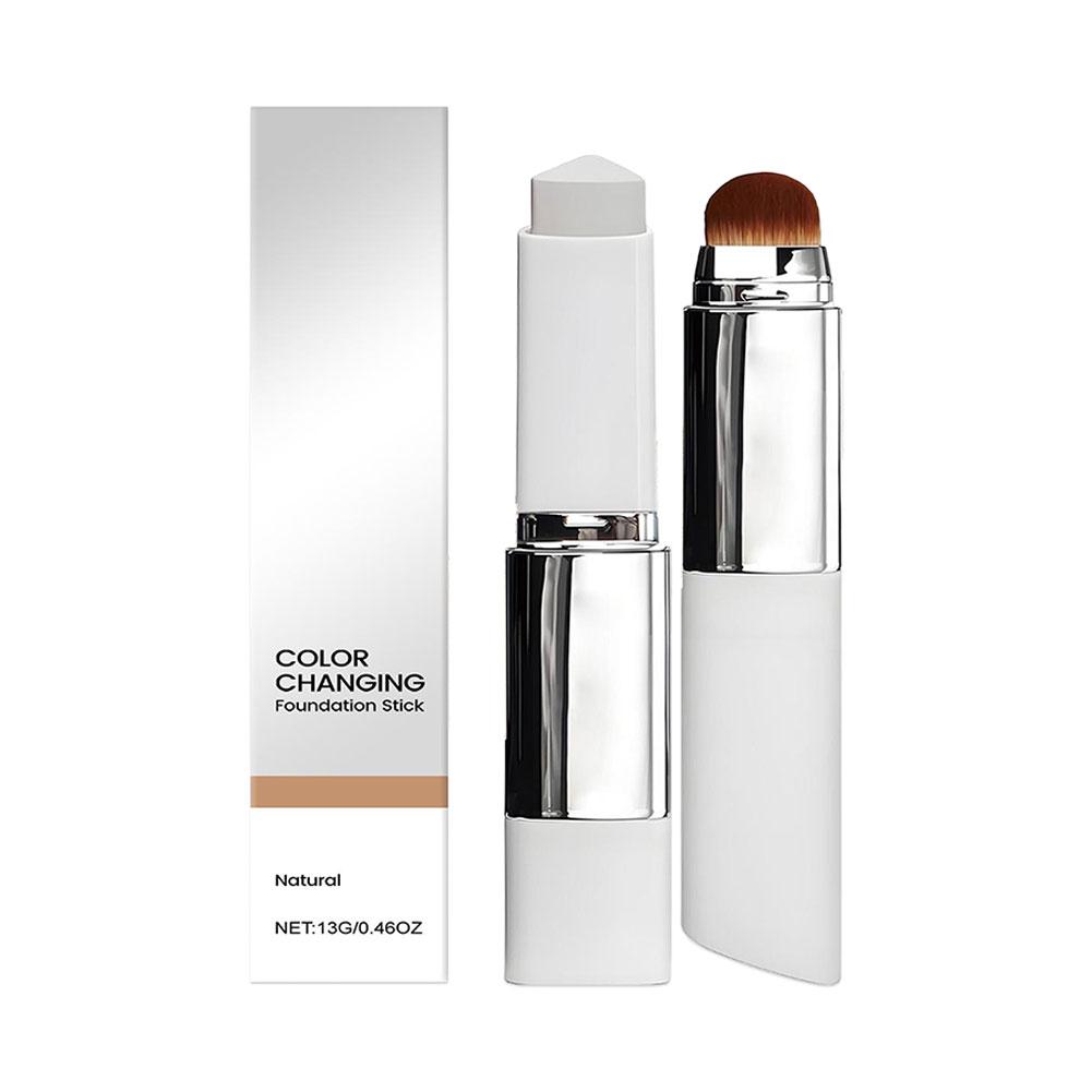 Moisturizing Foundation Stick, Lightweight Liquid, Color Changing, Brightening For All Skin Types