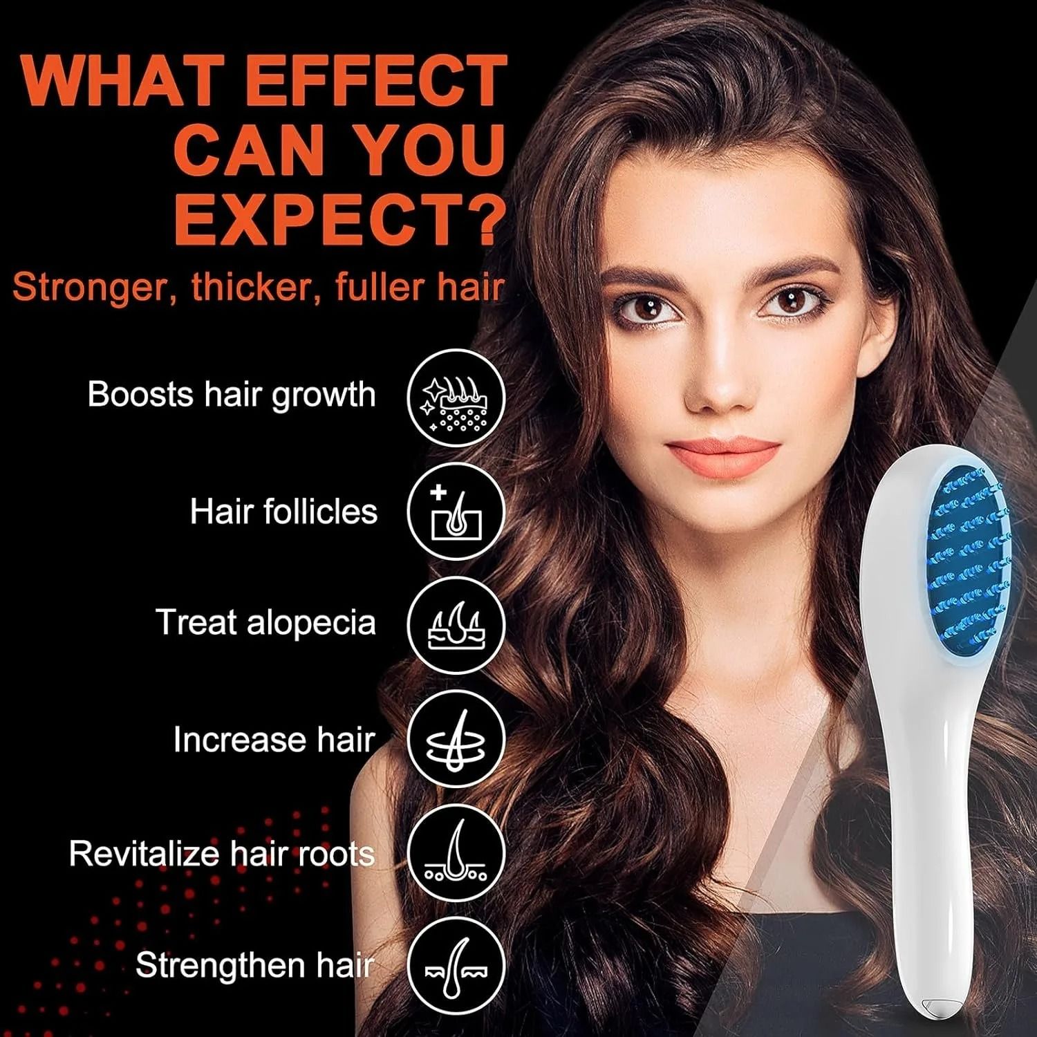 Electric Laser Therapy Comb for Hair Growth and Scalp Massage
