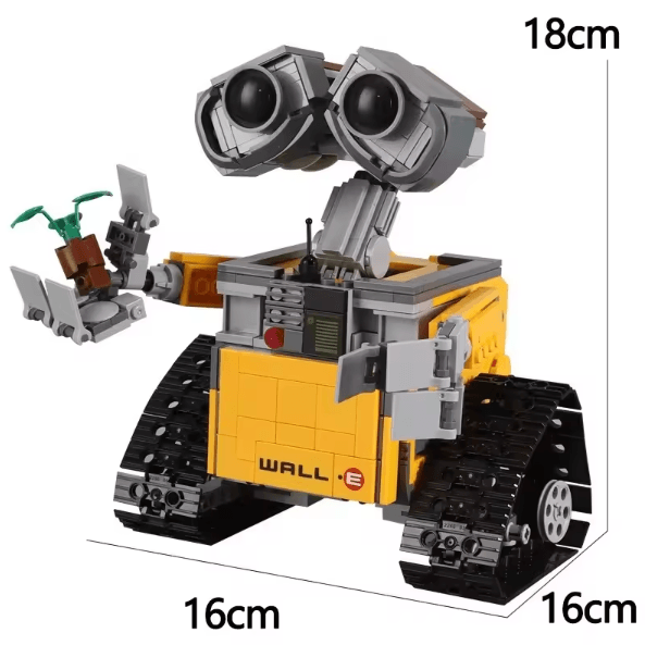 687PCS Wall-E Robot Building Blocks Set – DIY Assembly STEM Toy & Collectible Model