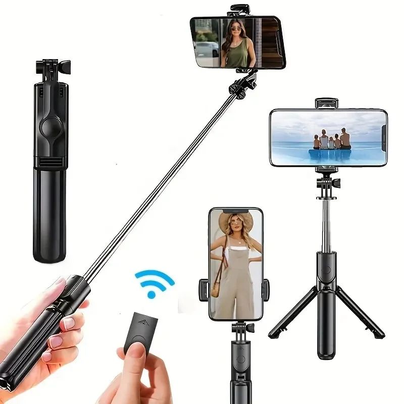 360 Degree Flexible Selfie Stick Tripod