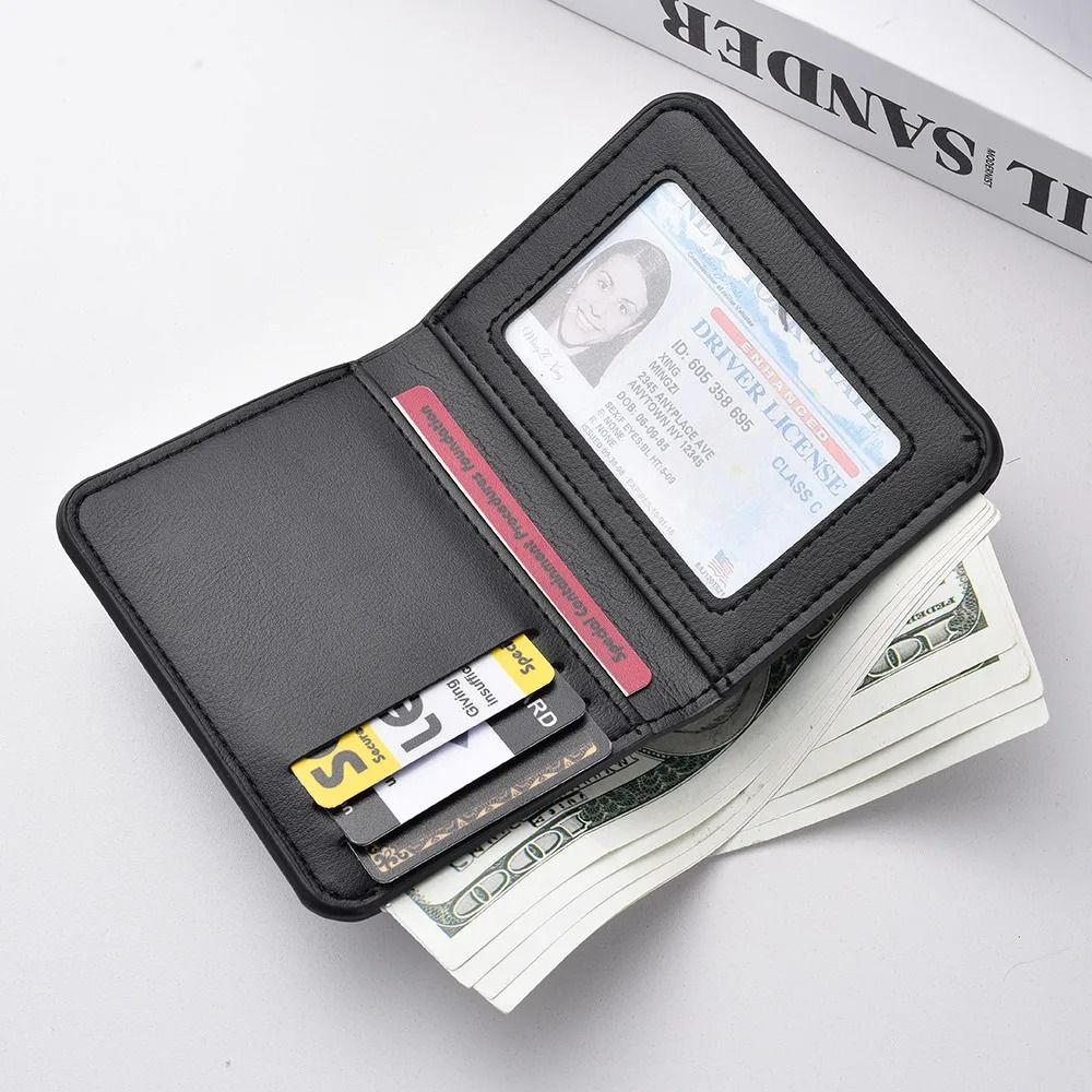Mini PU Leather Credit Card Wallet Holder
