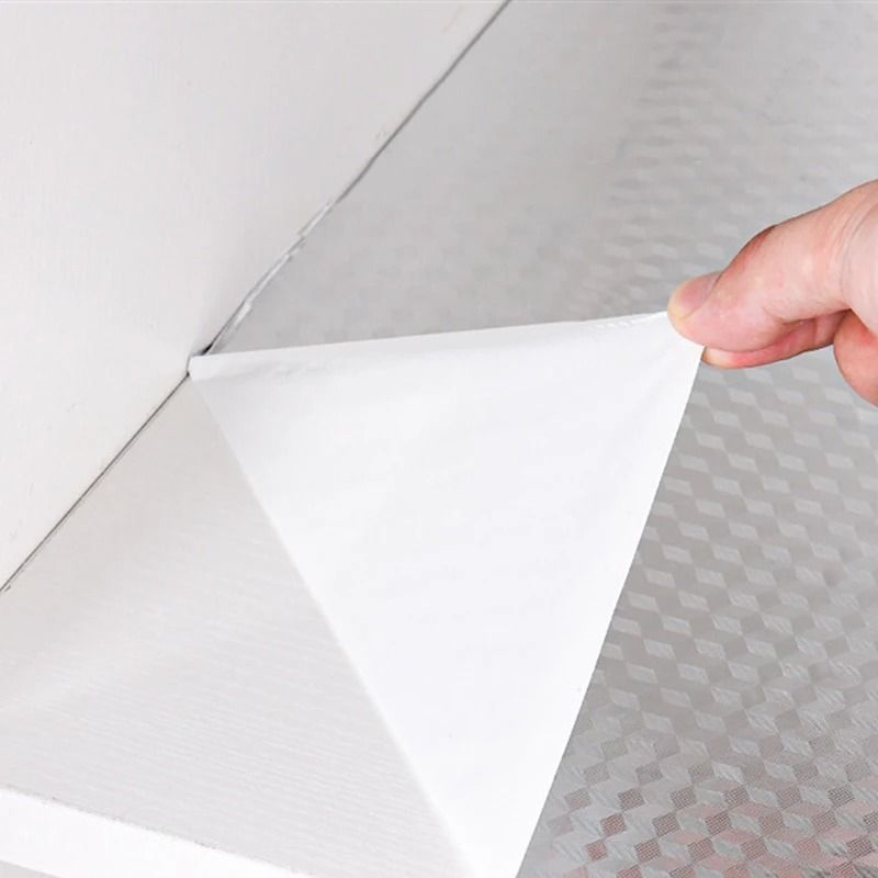 Aluminum Foil Kitchen Oil Proof Self Adhesive Sticker 40x300 cm