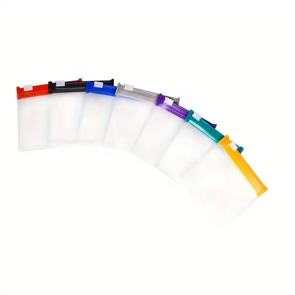 7 Piece Reusable Zippered Pill Pouch Set