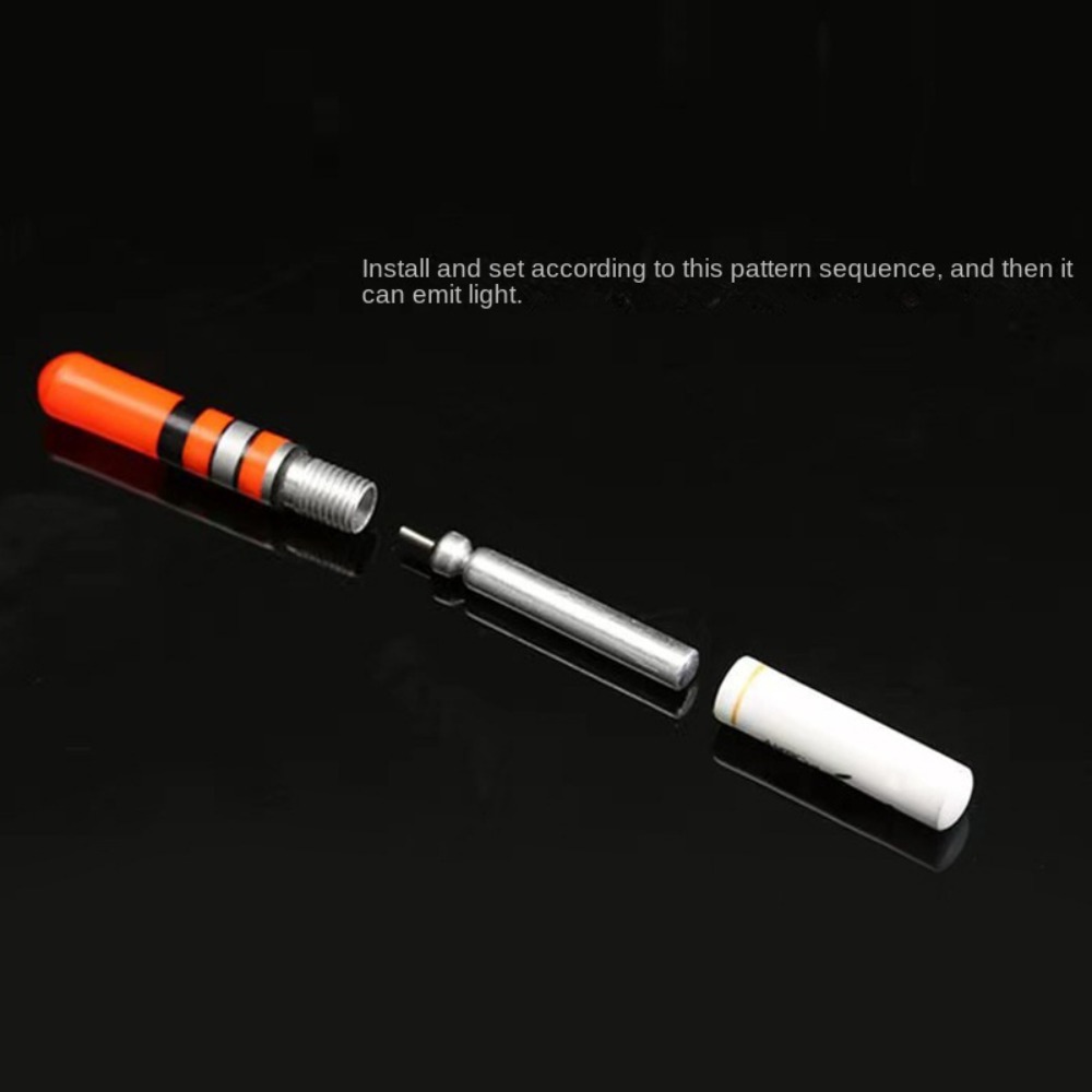 Night Fishing Fishing Rod Lighting Stick Waterproof Float Tackle LED Night Tackle Removable Electronic Pole Lamp Fishing Tools
