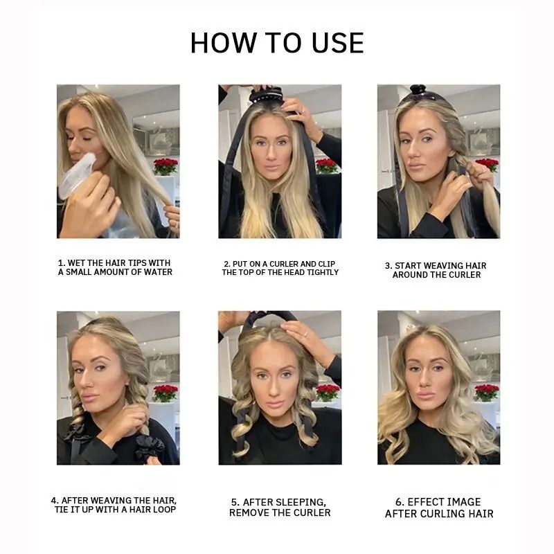 Heatless Wave Curling Set