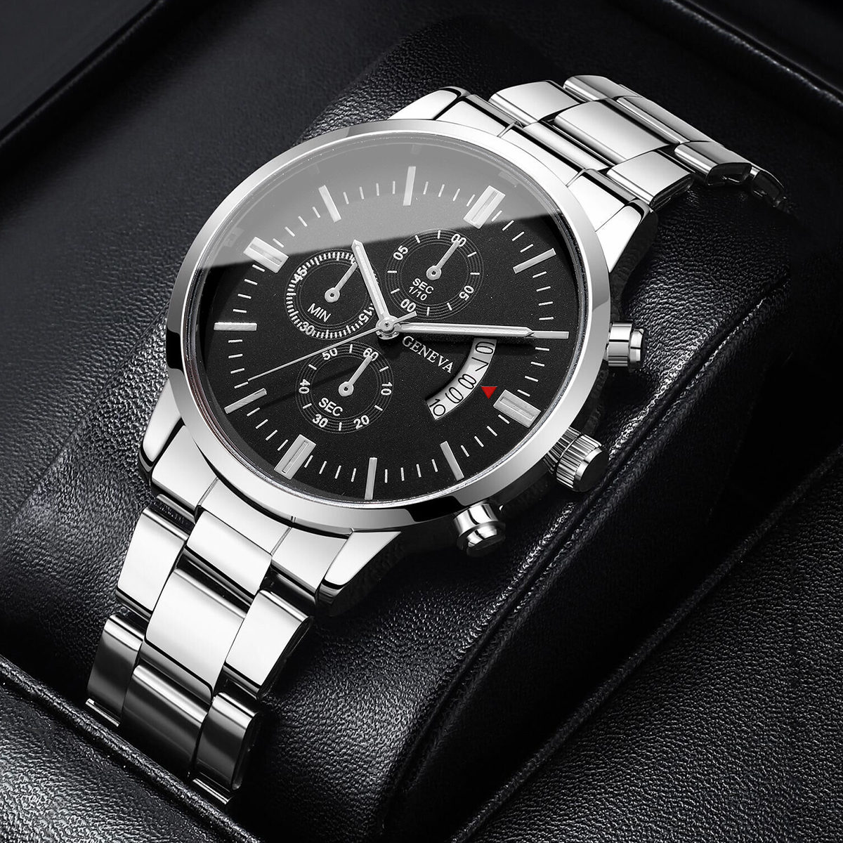 Luxury Calendar Quartz Watch for Man, Fashion Men Business Watches, Clock Relogio Masculino