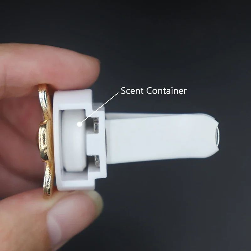 Diamond Crystal Perfume Bottle Vent Clip - Elegant car vent air freshener & Luxe crystal car diffuser