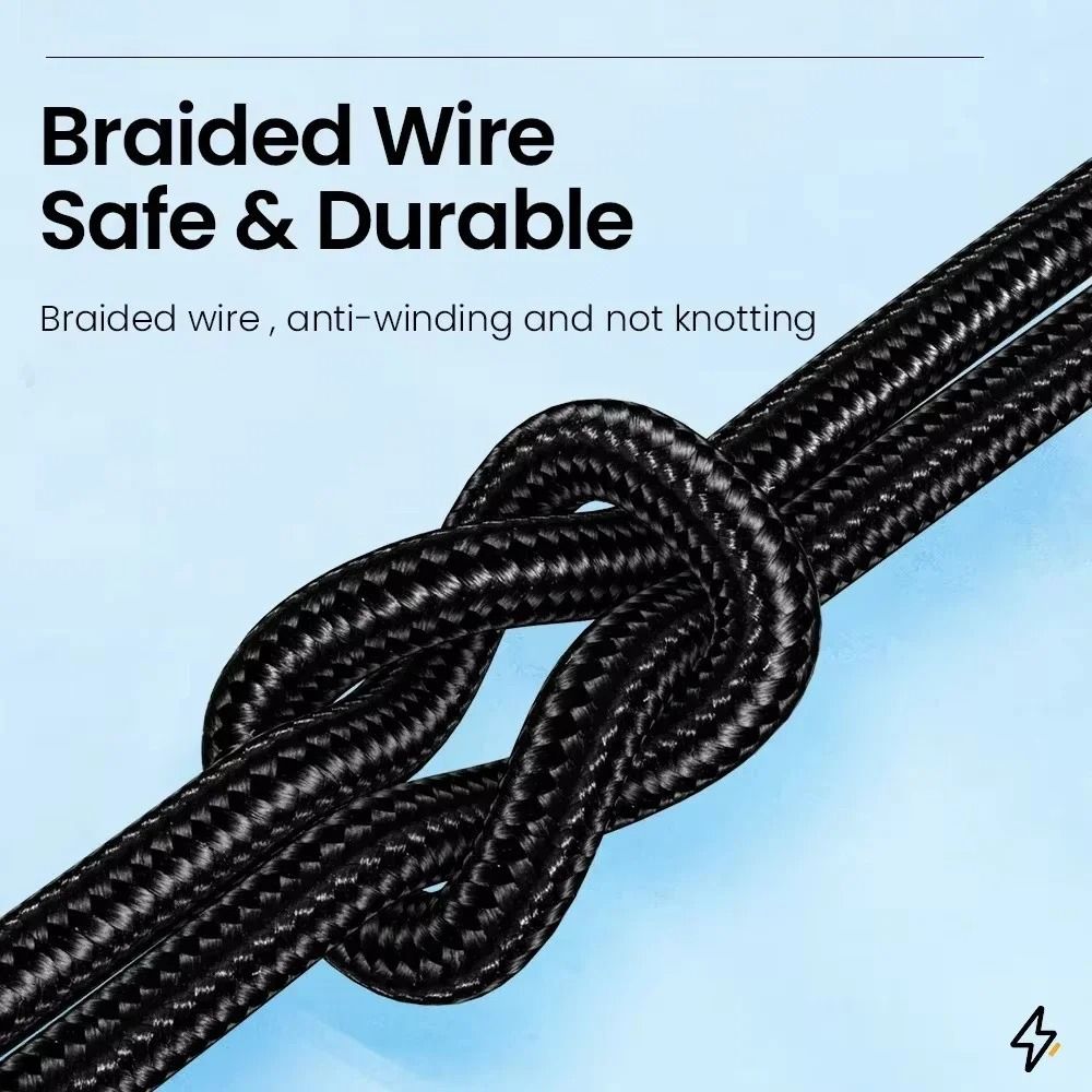 66W 6A High-Power 90-Degree Elbow Fast Charging USB-C Cable