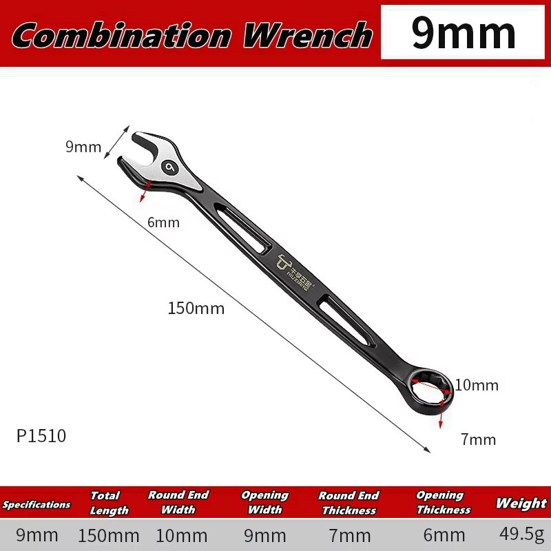 Dual-Use Plums Blossom Ratchet and Open-End Wrench Set 1/4in–15/16in Combination Spanners with Nut Cutter