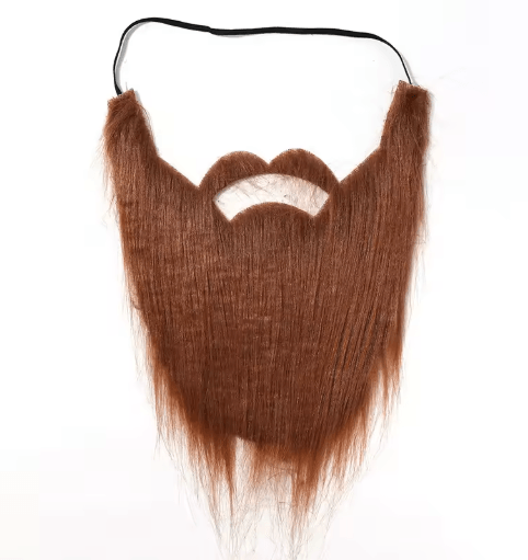 Fake Party Beard Costume – Long Santa Claus & Halloween Beard for Dress-Up