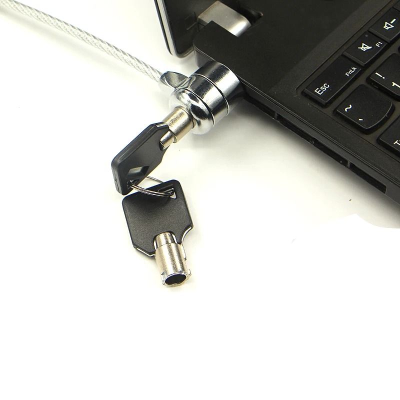 Universal Laptop Security Lock Cable Anti Theft Notebook Lock with Key