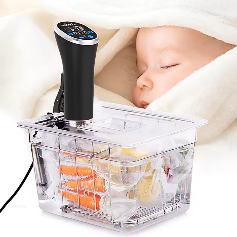 1100W Sous Vide Immersion Cooker with LCD Touch Display and Waterproof Design