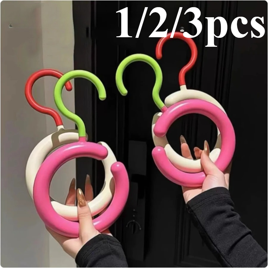 Rotatable Scarf Display Rack Dopamine Hook Hanger Hat and Bag Storage