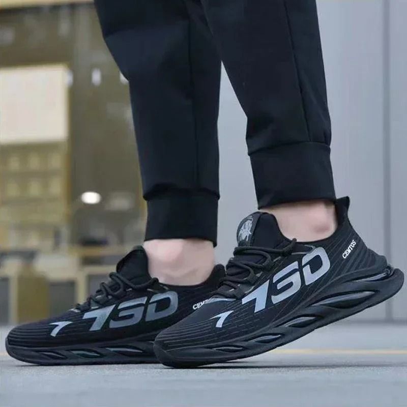 Mens Casual Slip On Sneakers Breathable Lightweight Running Shoes