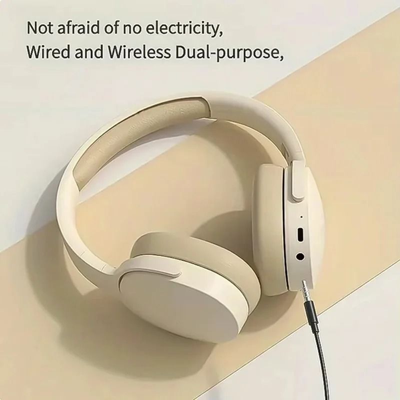 Wireless Bluetooth 5.3 Headphones with Stereo Sound and Microphone