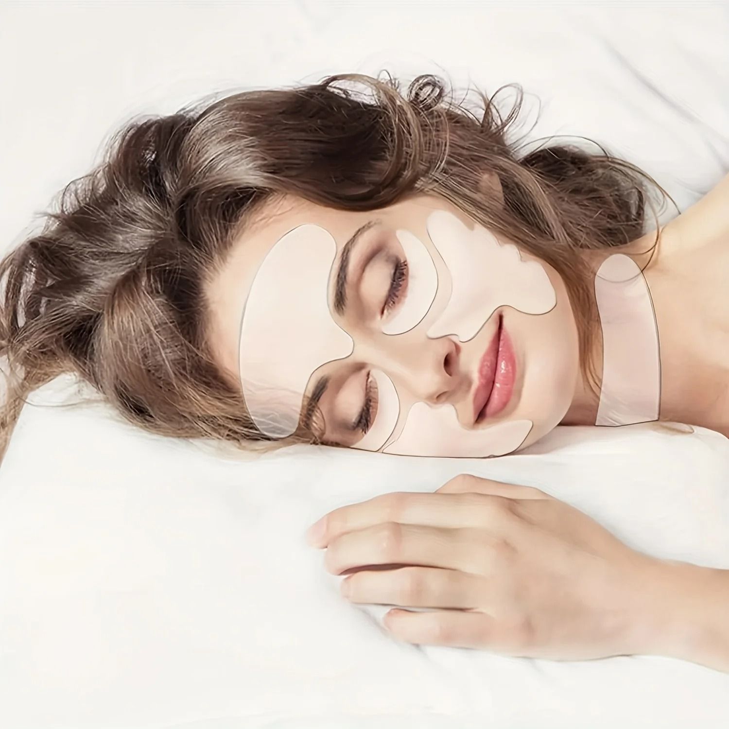 Reusable Silicone Face and Neck Care Patches