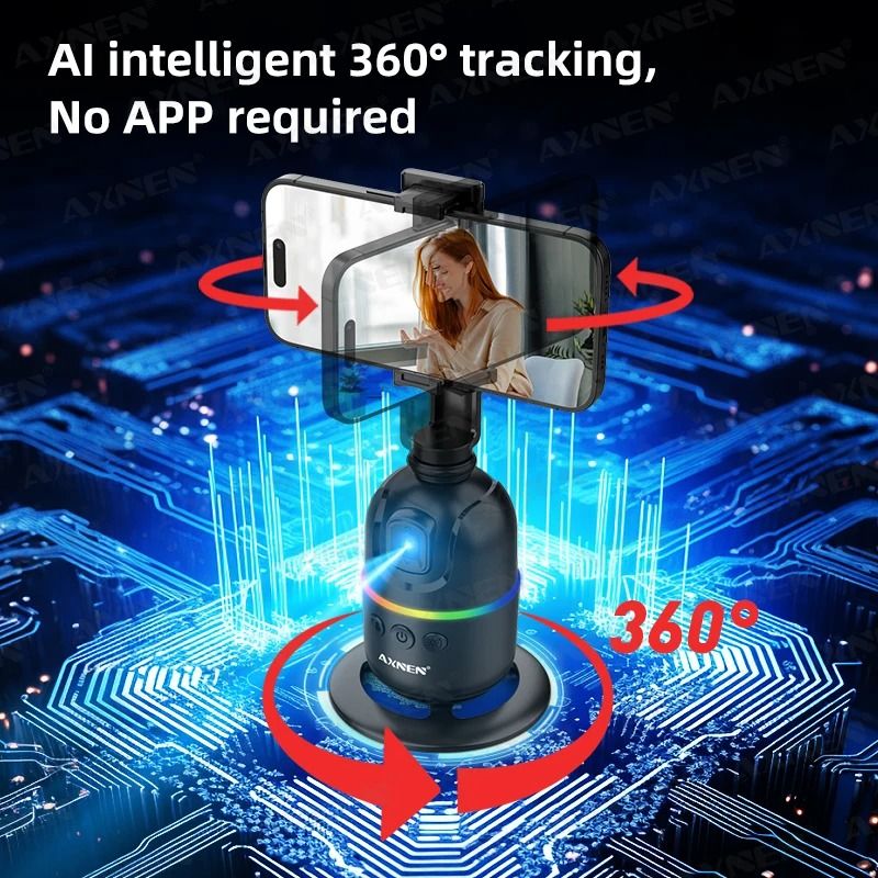 Smart Auto Face Tracking Gimbal with 360 Rotation for Smartphone and Camera