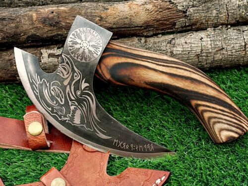 Custom Handmade Pizza Axe, Pizza Slicer, Viking Pizza Cutter, Camping Axe