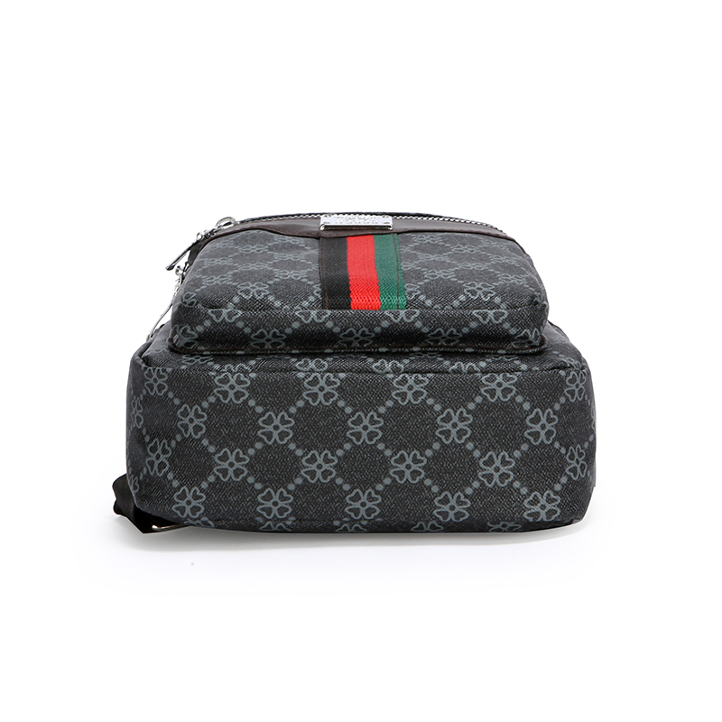Mens Casual Crossbody Shoulder Bag Multi Pocket Lightweight Chest Bag with Earphone Hole
