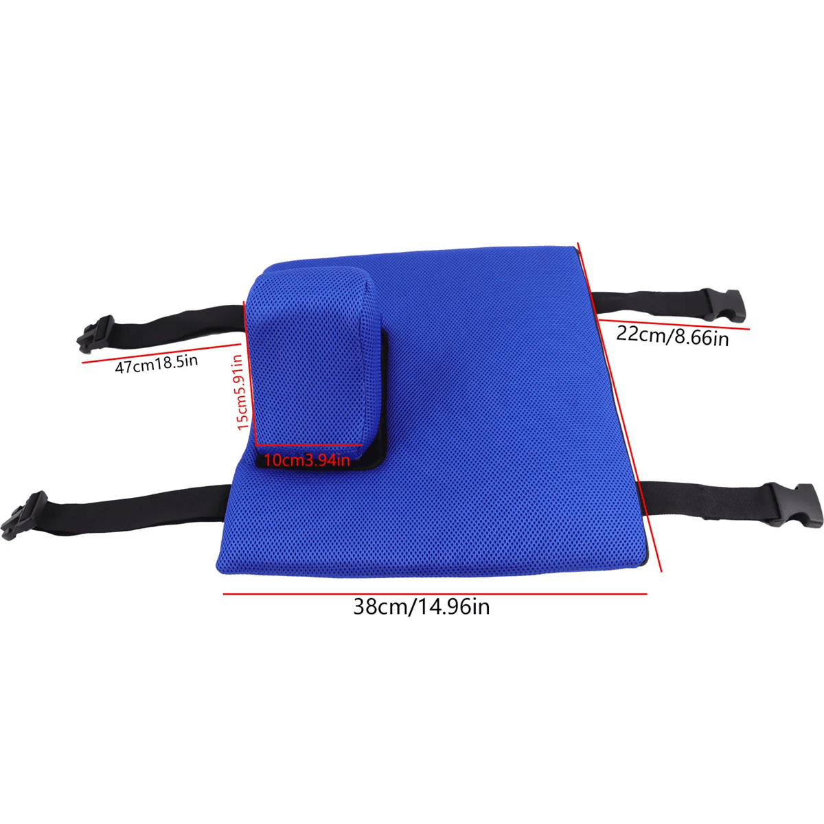 SafeSeat Wheelchair Cushion with Anti Fall Limiter