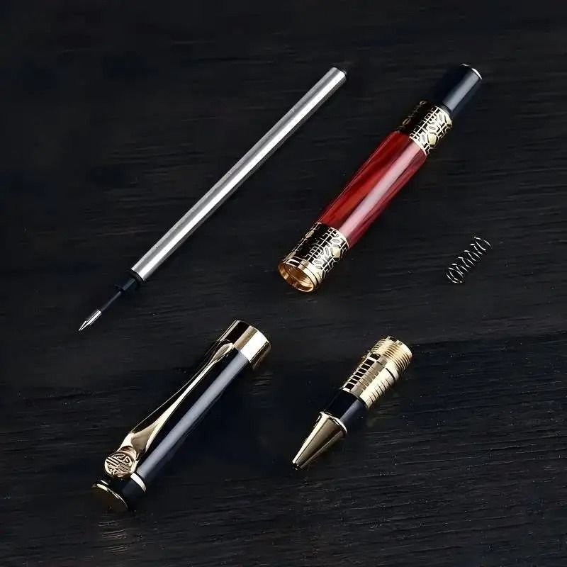 Matching Dual-Mode Writing Set with Carbon Fiber Inlay