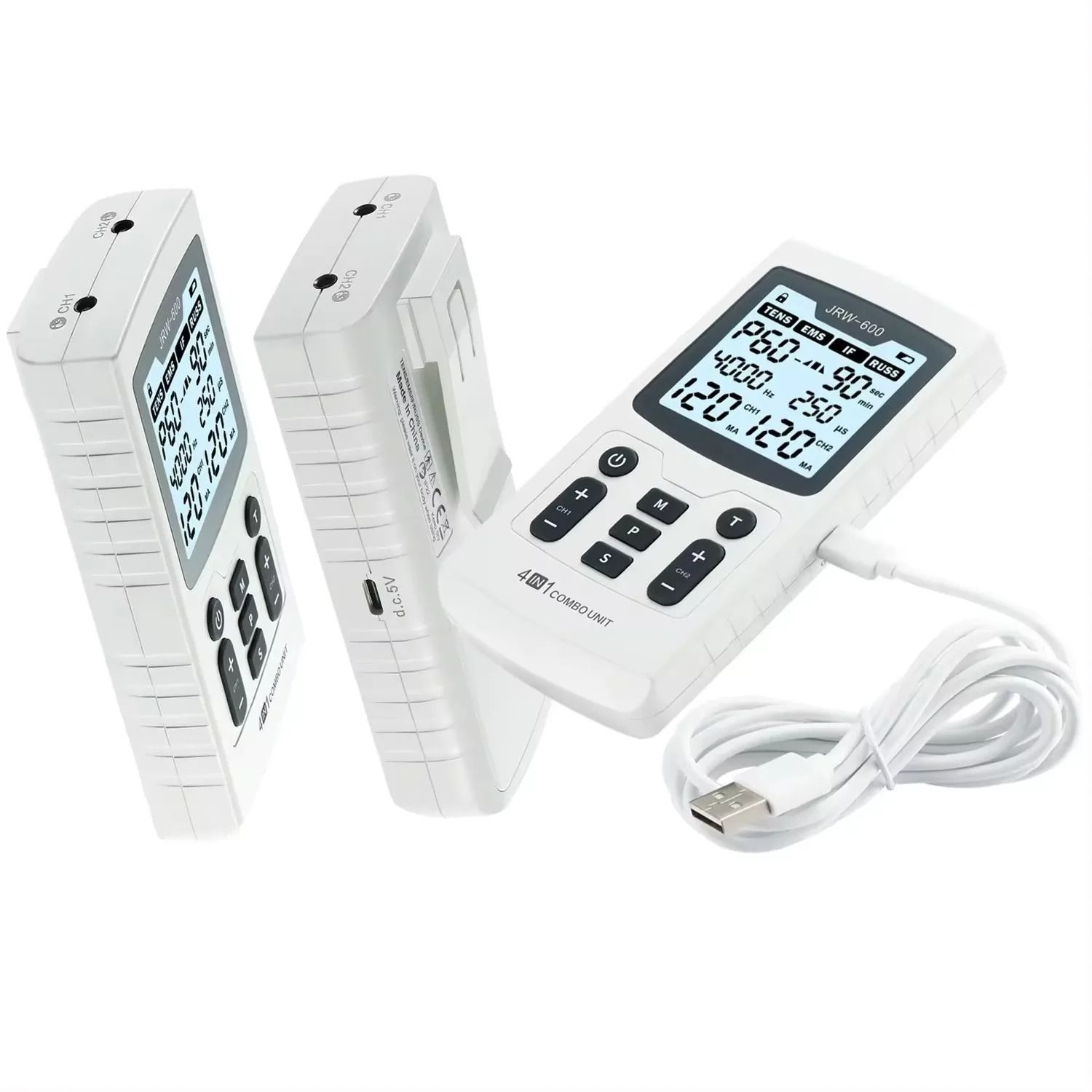 4 In 1 Electric Muscle Stimulator Physiotherapy Device