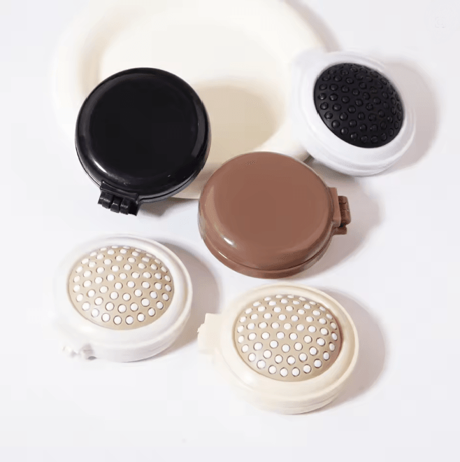 Mini Folding Hair Brush and Mirror for Travel Styling